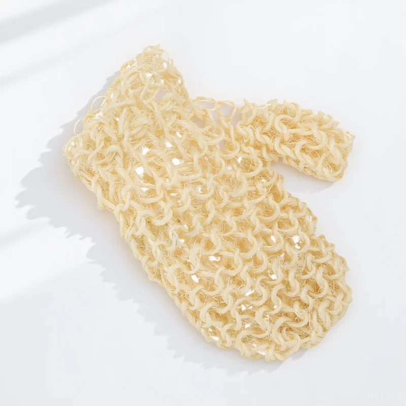 

Отшелушивающая перчатка, сизалевая конопляная ванна, инструмент для очистки тела, душа, пилинг кожи, нежный отшелушивающий варежки, многоразовая мочалка