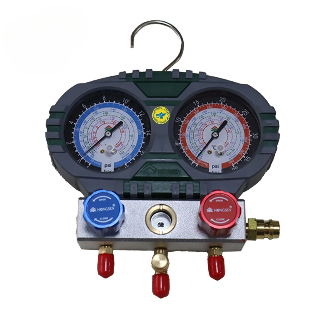 FMM نوعية جيدة المبردات الجدول مجموعة قياس متعددة ل R134A R404A R22 R407C أداة مراقبة ملء المبردات