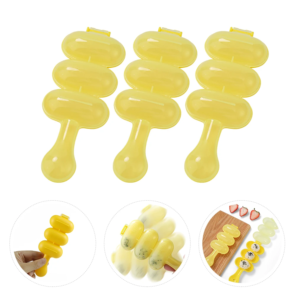 

3 Pcs Rice Ball Mold DIY Mould Shaking Shaker Kitchen Tool Making Sushi Driver Lunch Maker