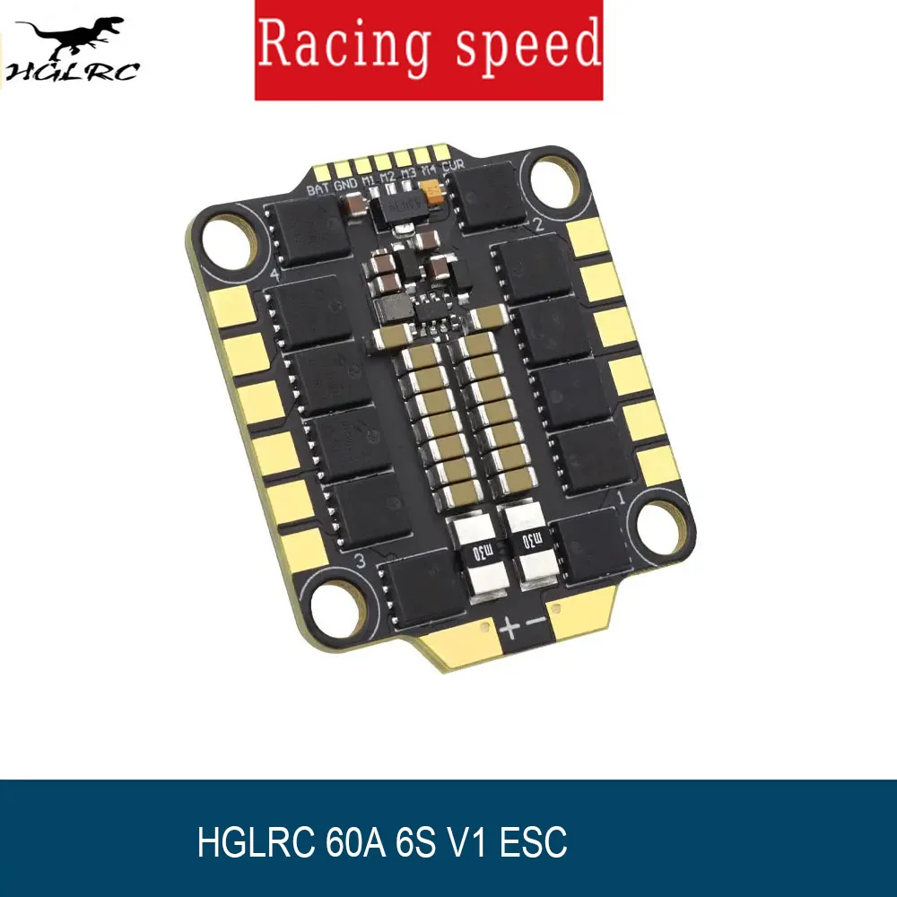 

HGLRC 60A 6S V1 ESC for Racing Freestyle FPV Drone