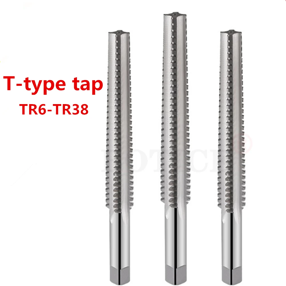 1PC High Quality Tr Right Left Hand Trapeze Thread Screw Tap Trapezoidal Tap TR8 TR10 TR12 TR16 TR18 TR20*2/3/4 Threading Tools