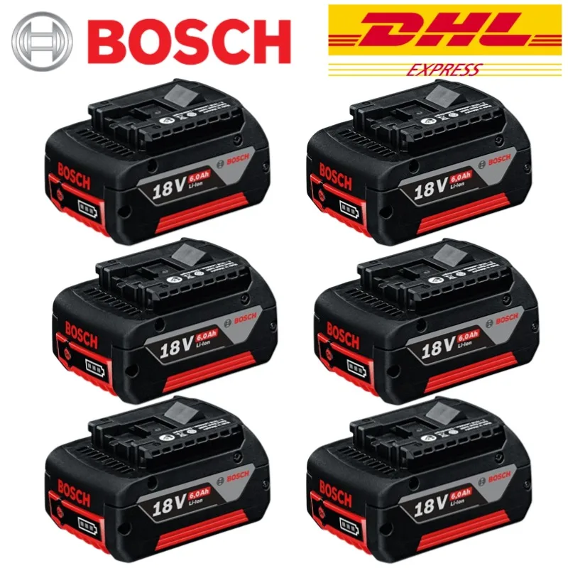 100% Original 18v 6AH BOSCH battery 18V Replacement Li-ion Battery for BAT609 BAT609G BAT618 BAT618G with bms