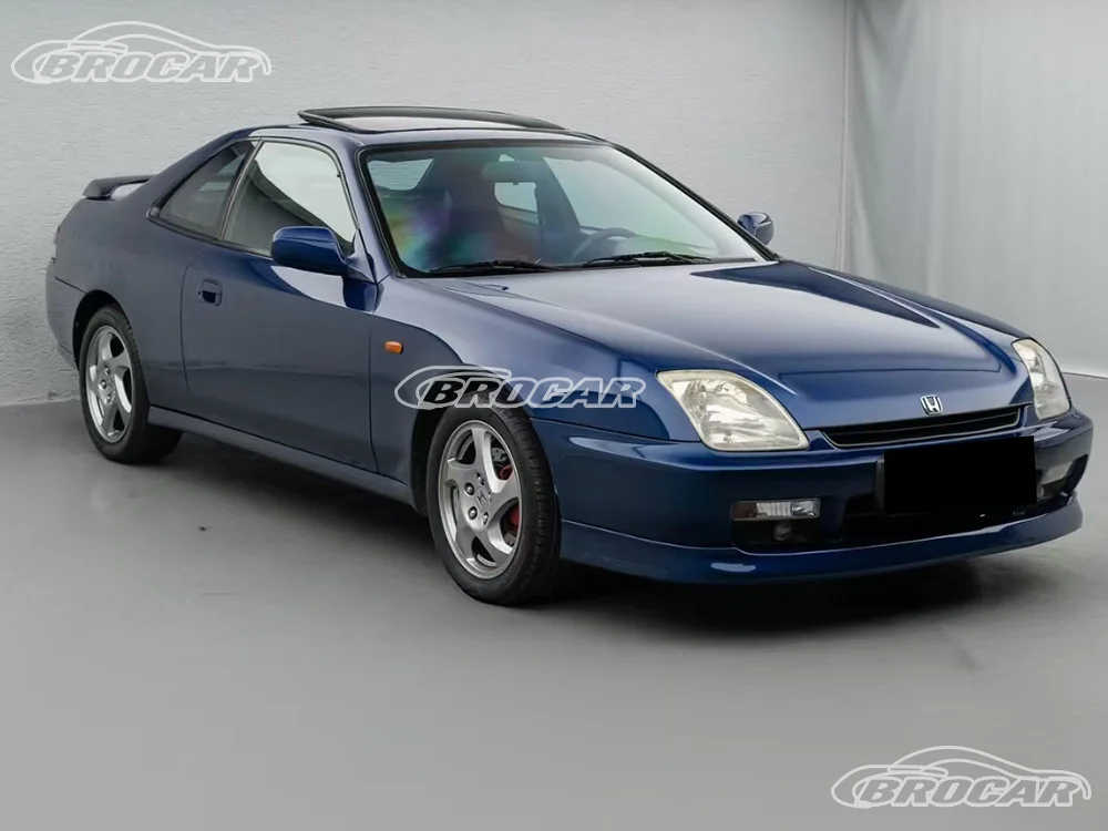 Für 1985–1991 Honda Prelude GEN 3-Fabrik mit Lichtern, hochwertiges FRP-Material, Kohlefaser-Spoiler, Kofferraum-Kofferraumflügel-Spoiler