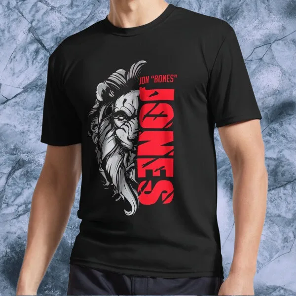 Jon Bones Jones Fighter Active T-Shirt Funny Logo Tee Men's T-Shirt