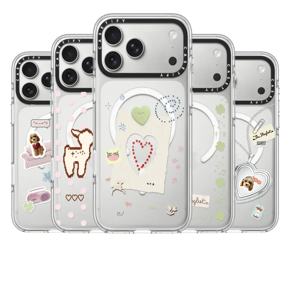 

CASETiFY Nana Memory Box Series Magnetic Drop-proof Case for iPhone 13 14 15 17 16 Pro Max Air Plus Protect Cover