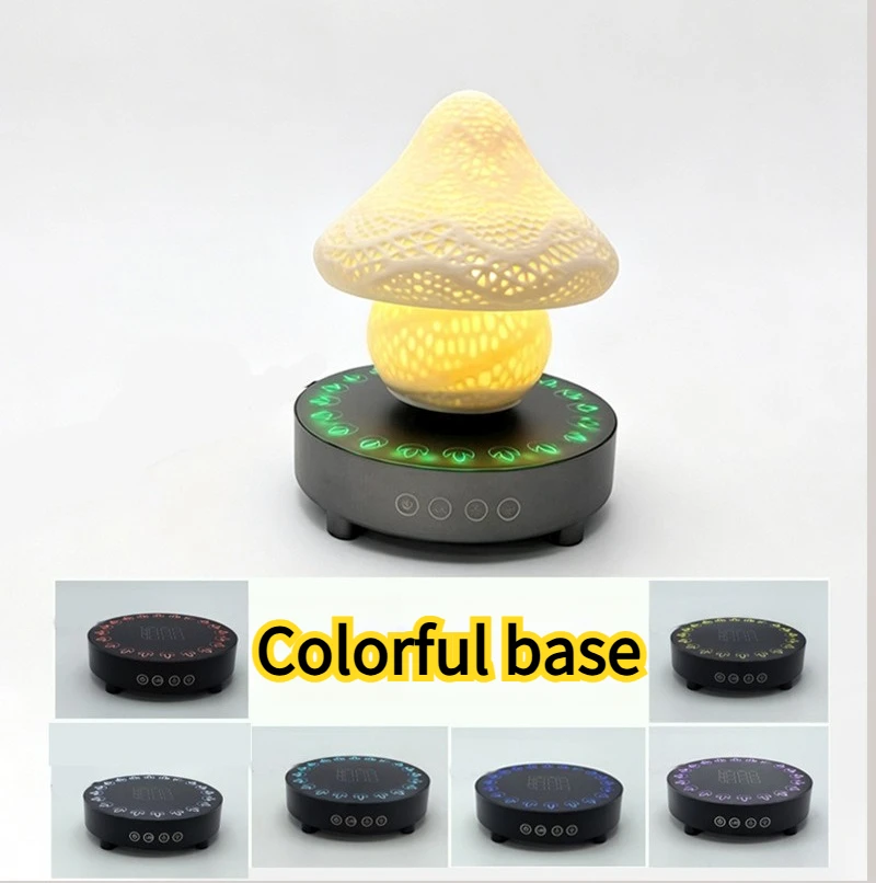 New Creative Maglev LED Eye Protection 3D Carving Mushroom Table Lamp Home Decoration Night Light Accessories Gifts