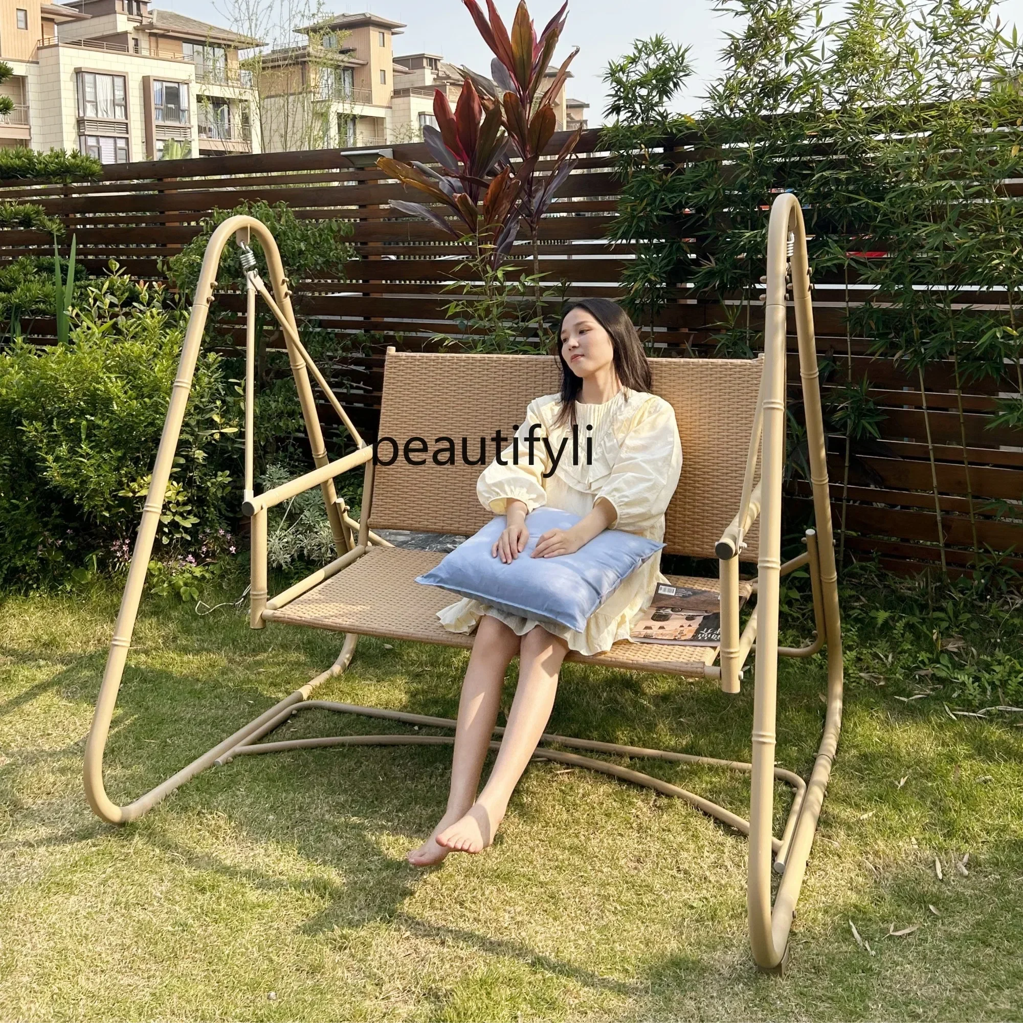 

Outdoor Courtyard Balcony to Swing Villa Glider Double Single Rocking Chair Garden Swing Chair