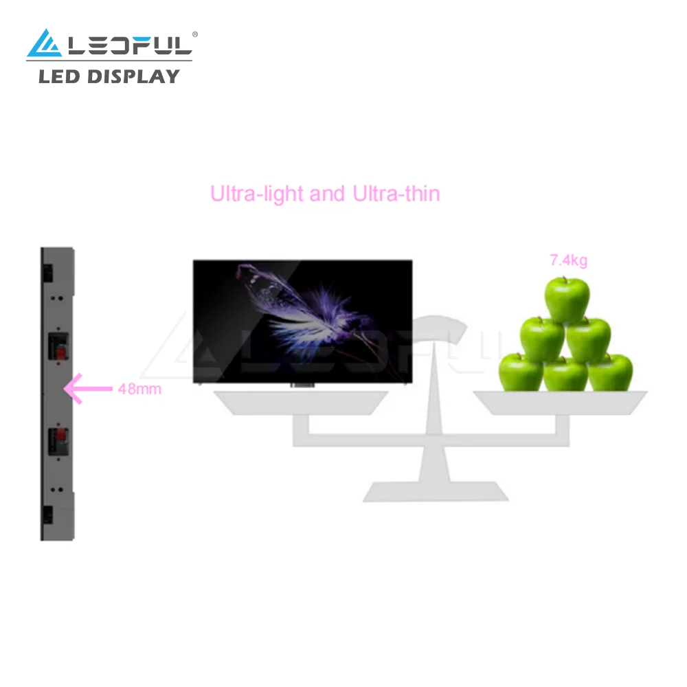 Ultra Slim P1.5 Bezel-less LED Video Wall for Corporate Office Digital Art and Brand Wall