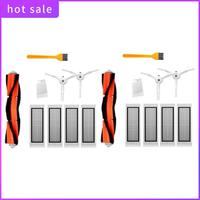2X HEPA Filter Side Brush Dust Box For Xiaomi 1S MI Robot Vacuum 2 Roborock S50 S51 S5 Vacuum Cleaner Parts Accessories