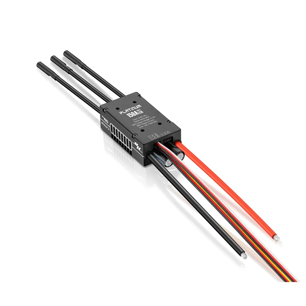 HobbyWing RC Drone Aereo Elicottero Ad Ala Fissa Brushless ESC Platino V5 150A/120A/80A Controllo Elettrico della Velocità Commutabile BEC