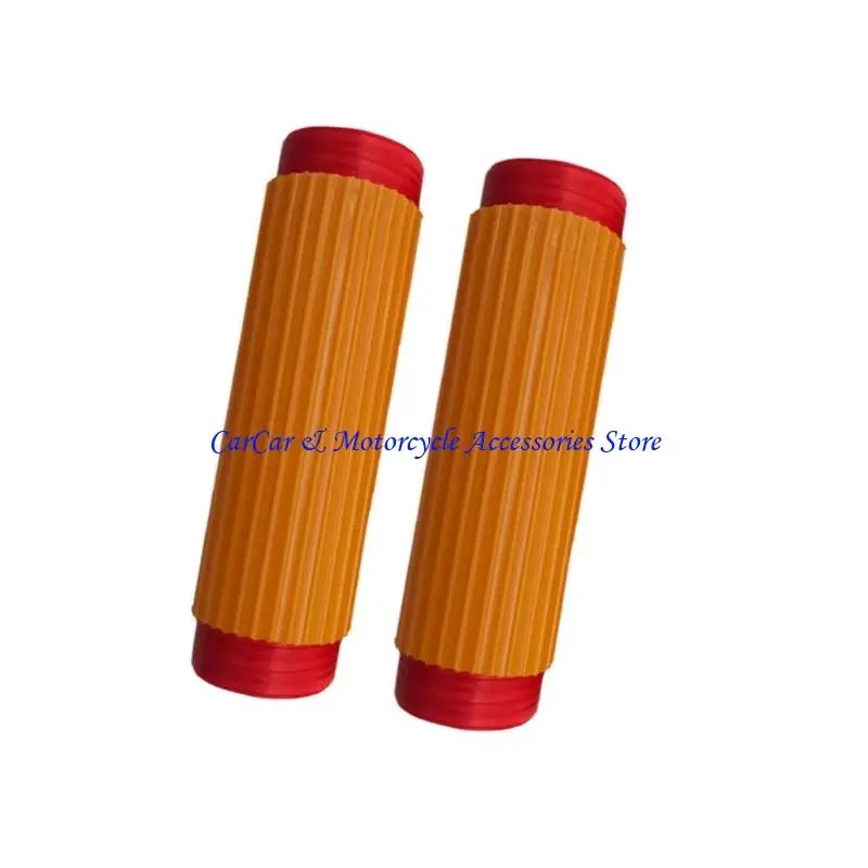 

Anti Slip Motorcycle Handlebar Grips Silicone Universal Fit Covers Handlebar Case for Comfortable Vibration Riding G5AD