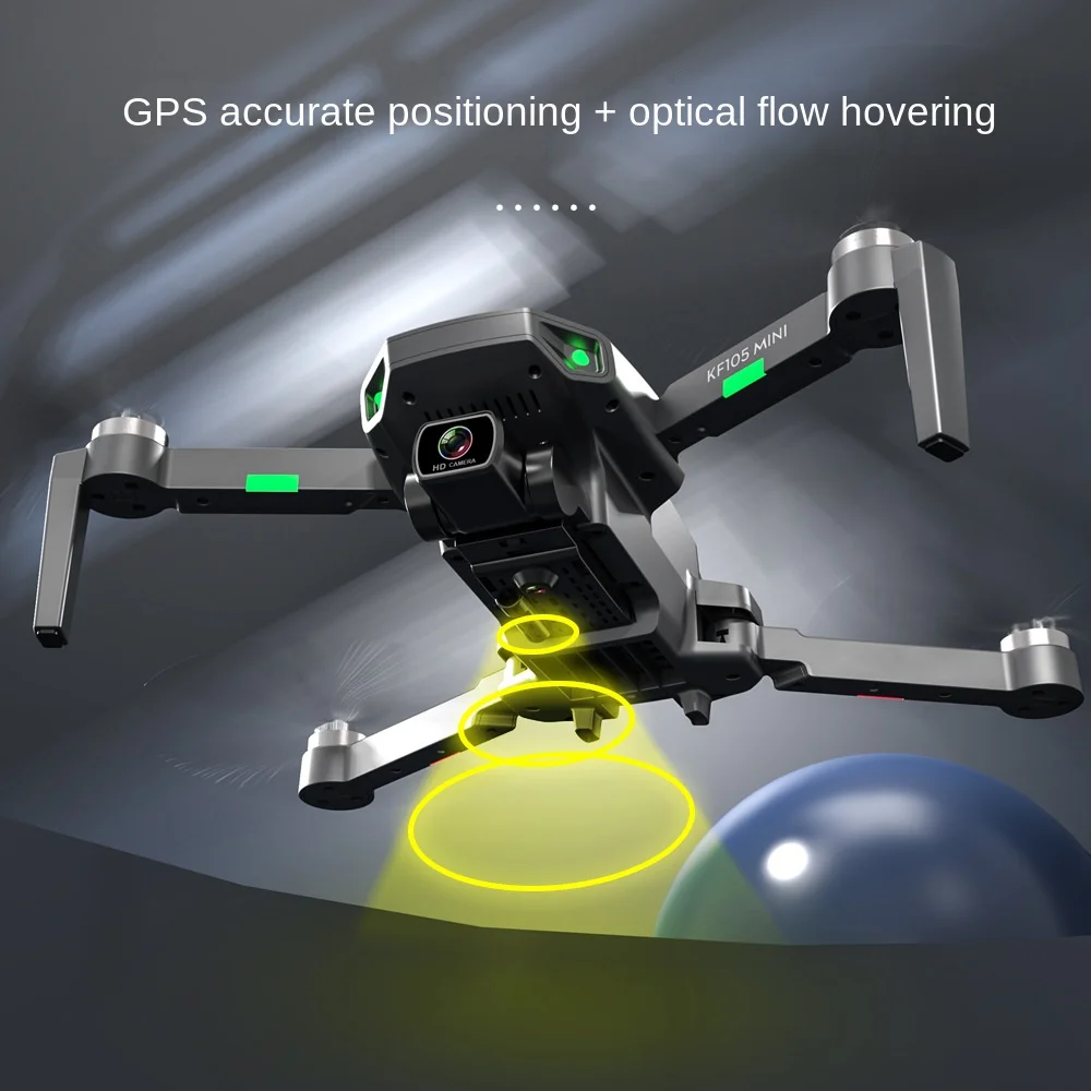 Kf105 GPS 드론, 4k 전문 카메라, Fpv 드론, 5g 와이파이, 시각적 장애물 회피, 브러시리스 Rc 헬리콥터 액세서리, 신제품