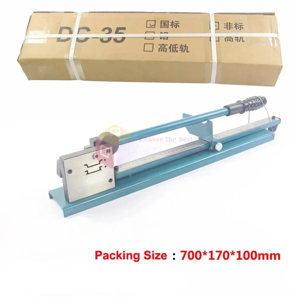 

Double Groove Manual Guide Din Rail Cutter for Aluminum Alloy and Steel Rail Cutting Tool Guide Rail Cutter