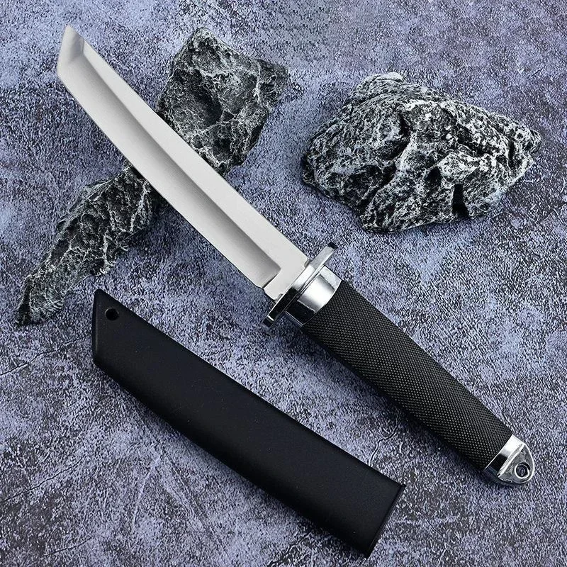 Stainless steel katana type kitchen knife, sharp multifunctional fruit knife, meat cutting utensils, knife kitchen