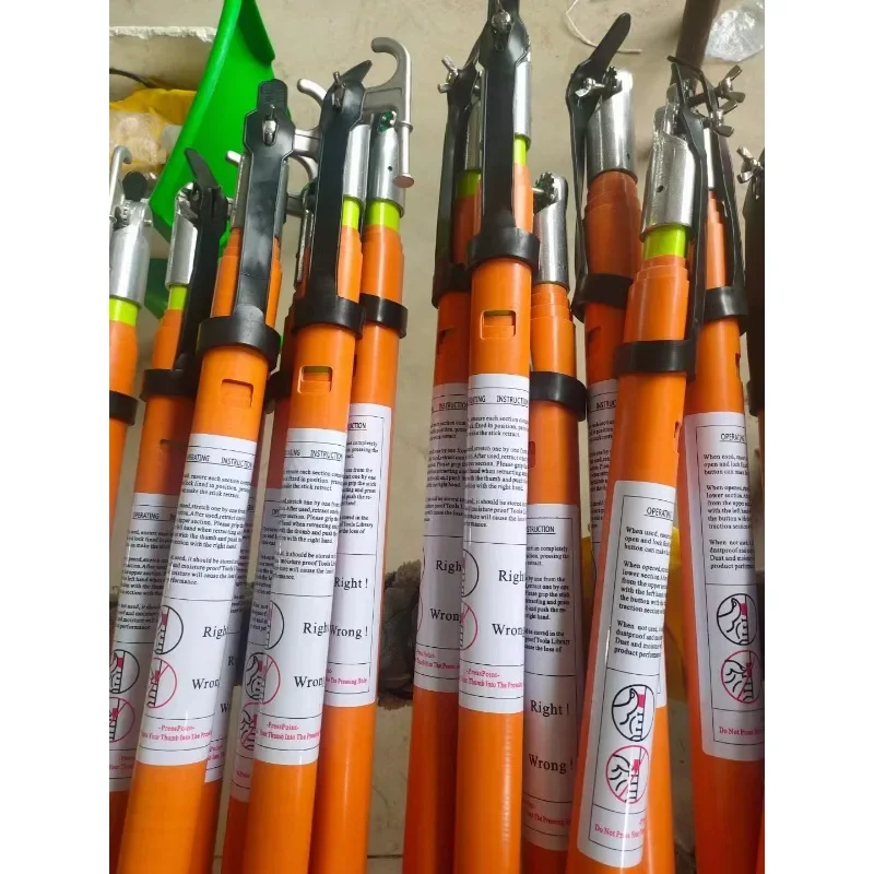 High voltage telescopic Fiberglass Electrical Hot Operating fold  hot stick  and telescoping  link stick