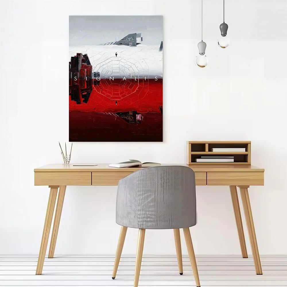 Signalis Game Art Canvas Wall Arts Poster Customizable Pictures Printing for Room Vintage Decor Luxury Decorative Paintings Home