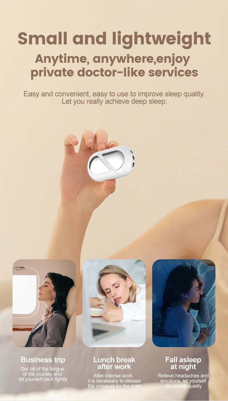 Smart Sleep Aid Healthy Sleep Black Technology Improve Sleep Hypnosi CES Sleep Aid Device Insomnia Anxiety Depression Relief EM