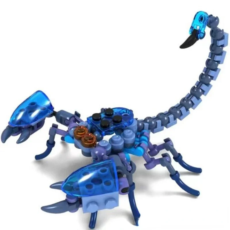 Action Figure Puzzle Assembly Building Blocks Scorpion Spider Children's Building Block Toys Handmade Birthday Gifts