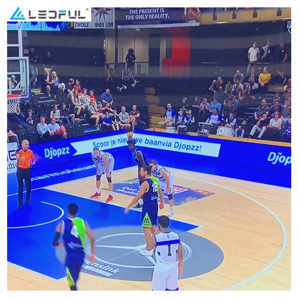 Basketball Court Circle Banner LED Screen Sports LED Display Advertising Wall for NBA