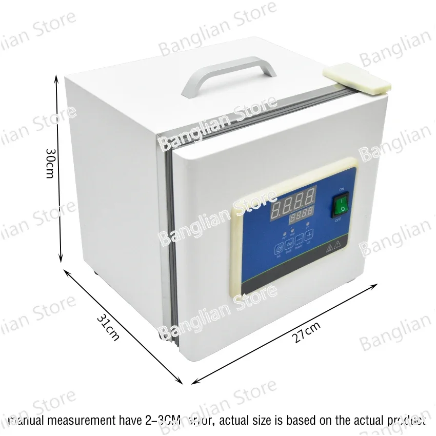 BXP-6 Lab Portable Mini Incubator, High Precise Temperature Control, Electric Thermostat, Digital Display, 100W