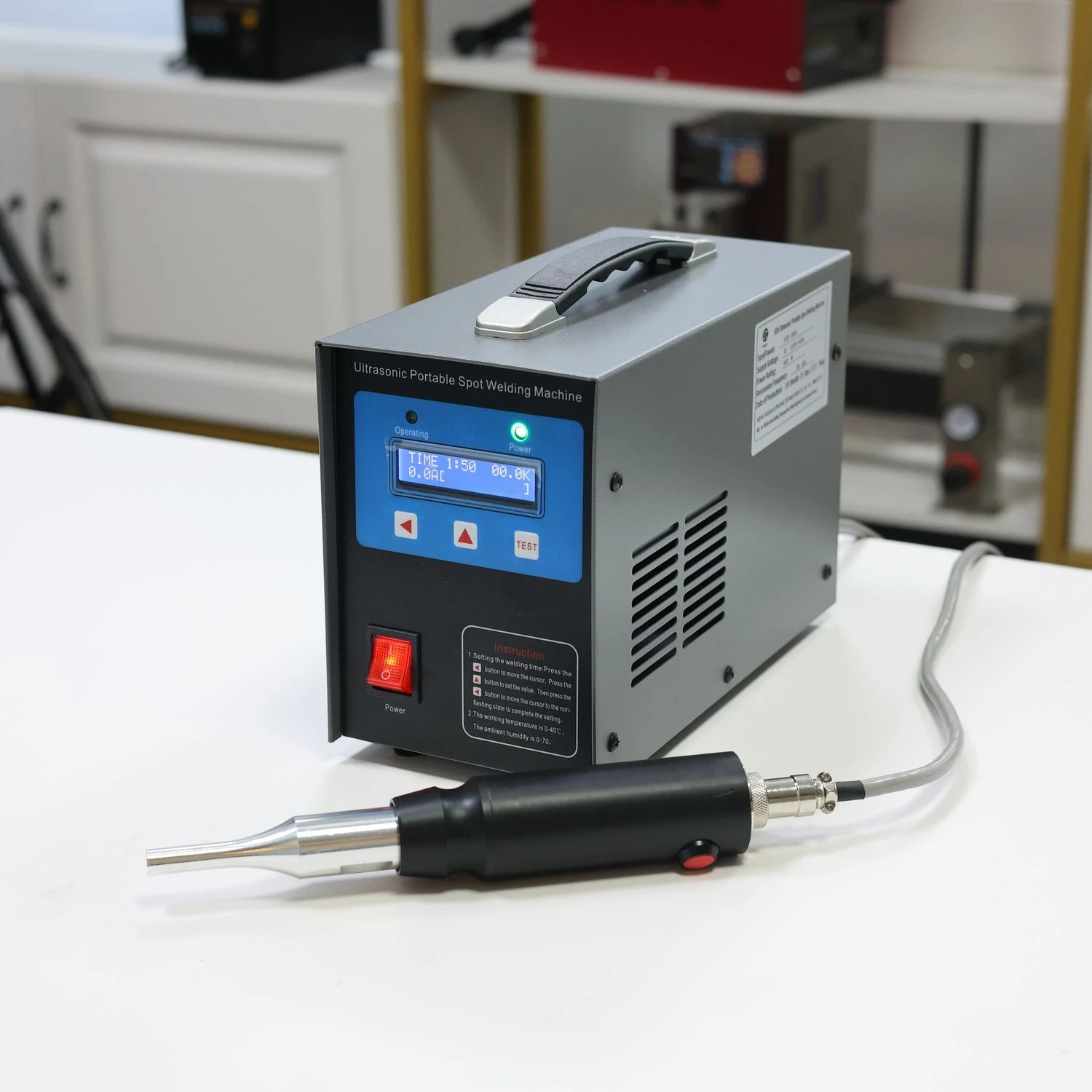 

KXH-2806 28KHz Portable Ultrasonic Spot Welding Machine for Medical Equipment, Packaging, Fabric
