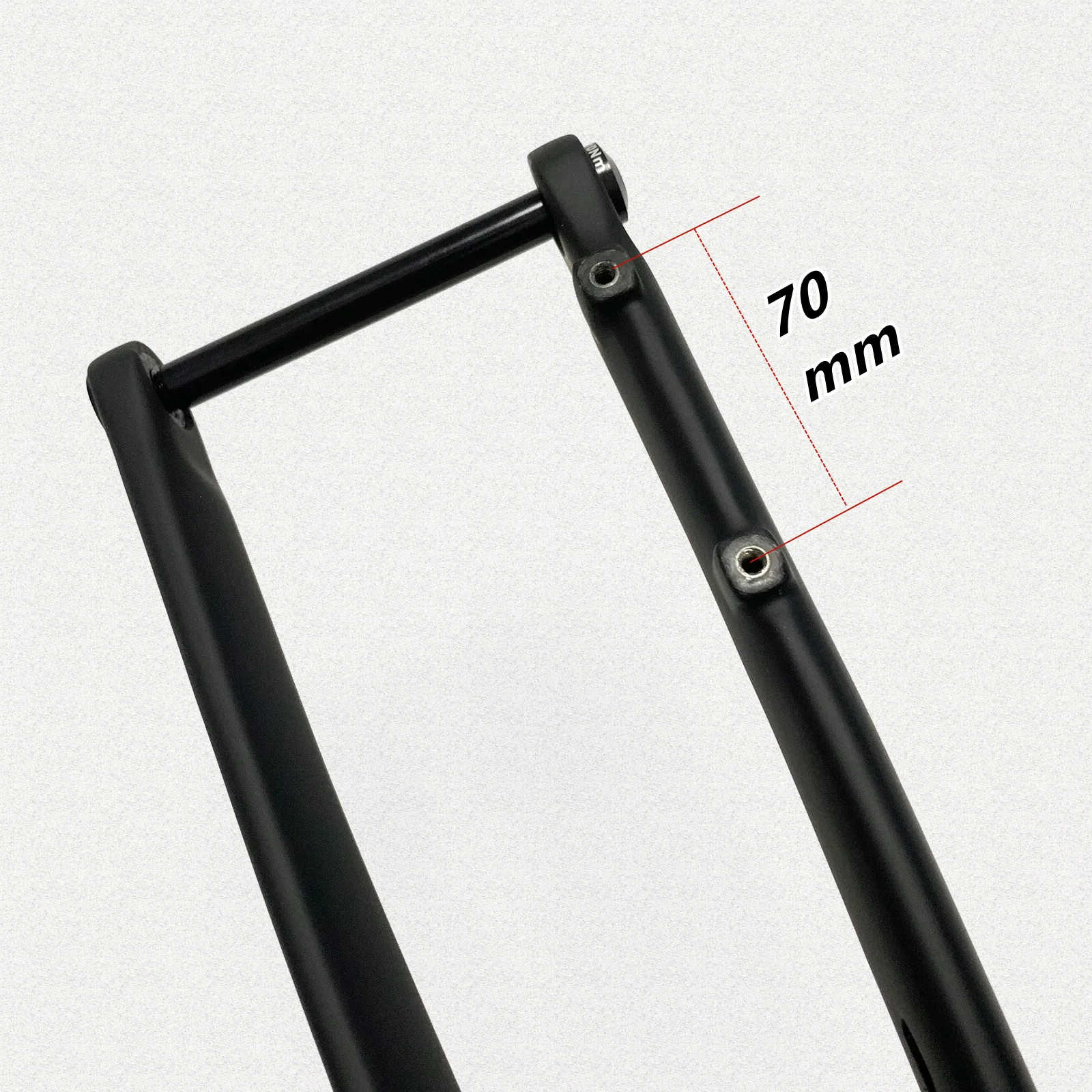 Carbon Road Bike Fork Thru Axle 100*12mm Carbon Fork 28.6 Flat Mount Disc BrakeTapered Carbon Road Bicycle Fork Support 700*35c