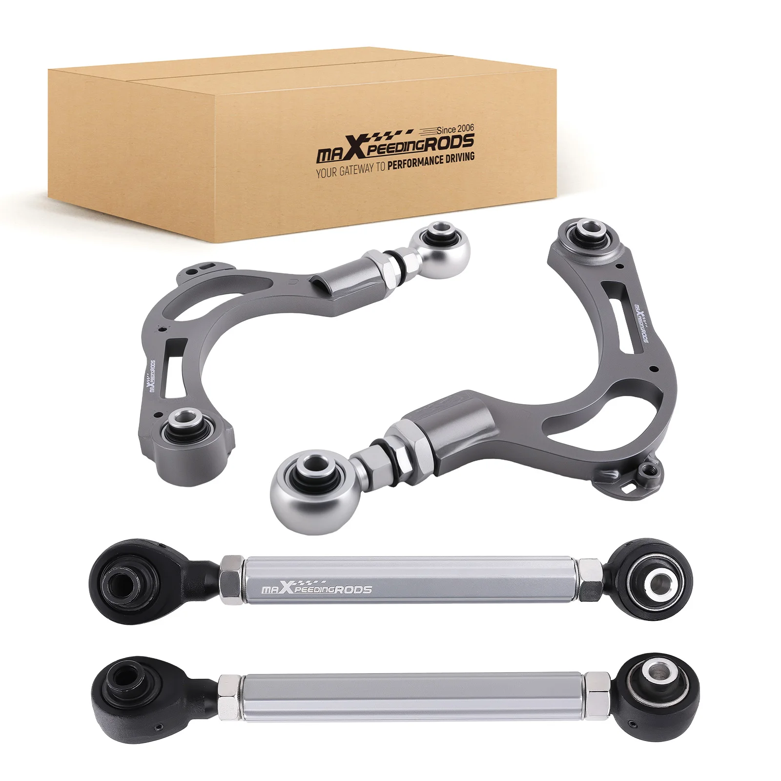4x Rear Camber Toe Arms Adjustable for 2016+ for for 2023-2025 Acura Integra 2 Year Warranty