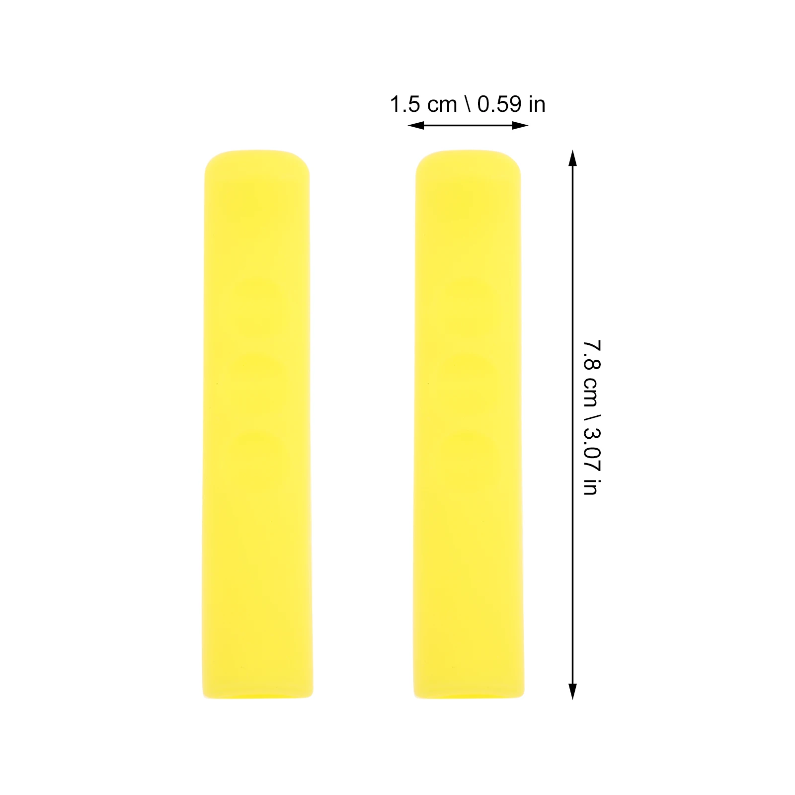 

4 Pcs Brake Lever Protector Handles Protectors Silica Gel Yellow Grips Bike Cover