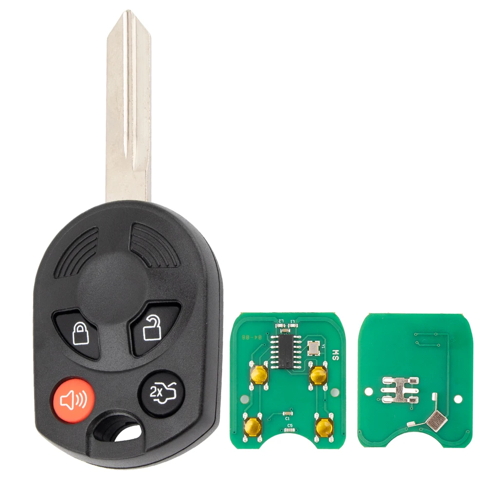 LIXIANG Car Key Case For Ford OUCD6000022 315MHz Escape Focus C-Max Transit Connect HU101 Blade 164-R8007 80BIT ID63