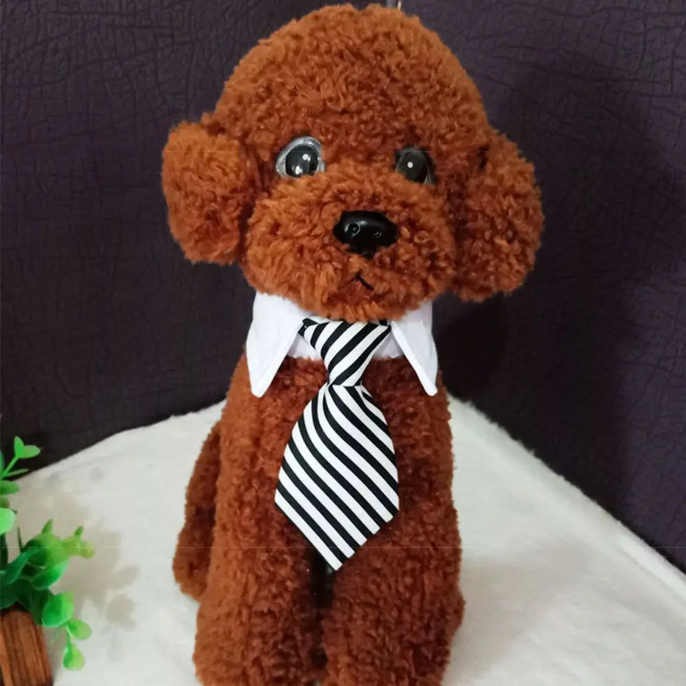 Cute Cotton Pet Accessories DIY Adjustable Dog Suit Dog Necktie Cat Formal Tie Tuxedo Bow Ties