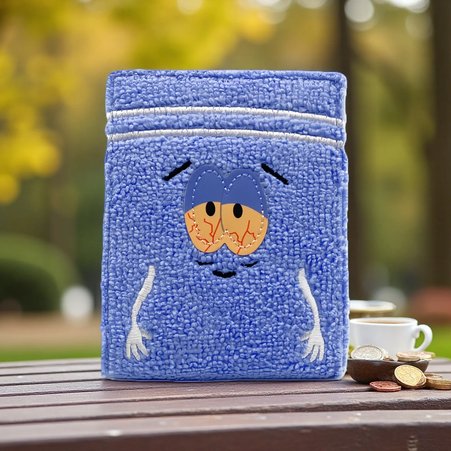 Anime Terry Cloth Wallet Card Holder Passport Holder Cute and Simple