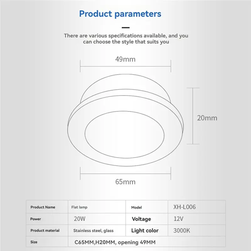 【RECOMENDAR】For Exhauster And Vent Fan Lighting 2PCS 20W Halogen Bulb 65Mm Clear Glass 12V AC For Kitchen Hood image 4