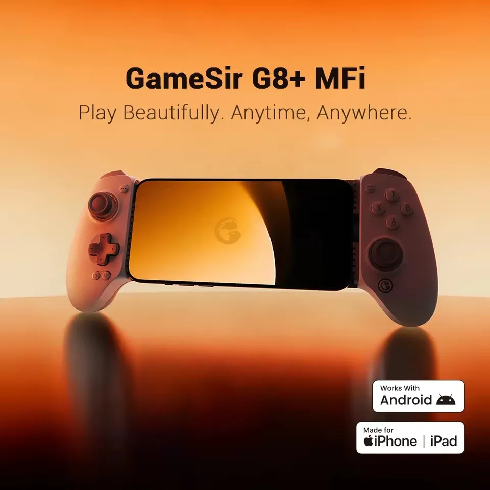 

Wireless Gamepad MFi Type-C Mobile Controller MFi Certified for iPhone，iPad，Android ，1000Hz Polling, Adjustable Hair Triggers