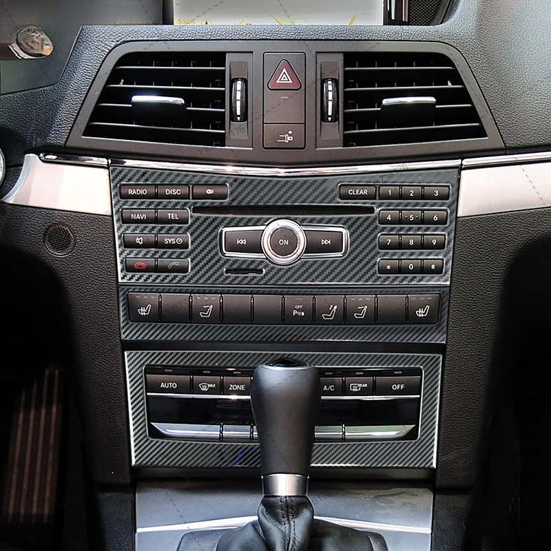 

Car Styling Center Console Air Conditioning CD Frame Decoration Cover Trim For Mercedes Benz E Class Coupe W207 C207 2009-2013