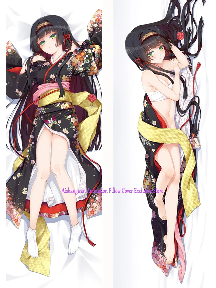 

Dakimakura Anime Pillow Cover Beautiful Girl Double Sided Print 2Way Cushion Bedding Festival Gifts Gifts