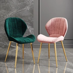 Living Room Furniture Relaxing Chair Modern Indoor Makeup Stool Armchair Nordic Kitchen Chairs Dining Chairs Luxury Office Seat