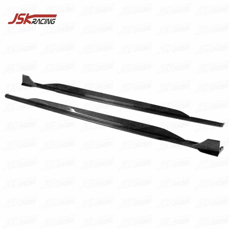 PT STYLE DRY CARBON FIBER SIDE SKIRTS FOR 2021-2023 AUDI RS7