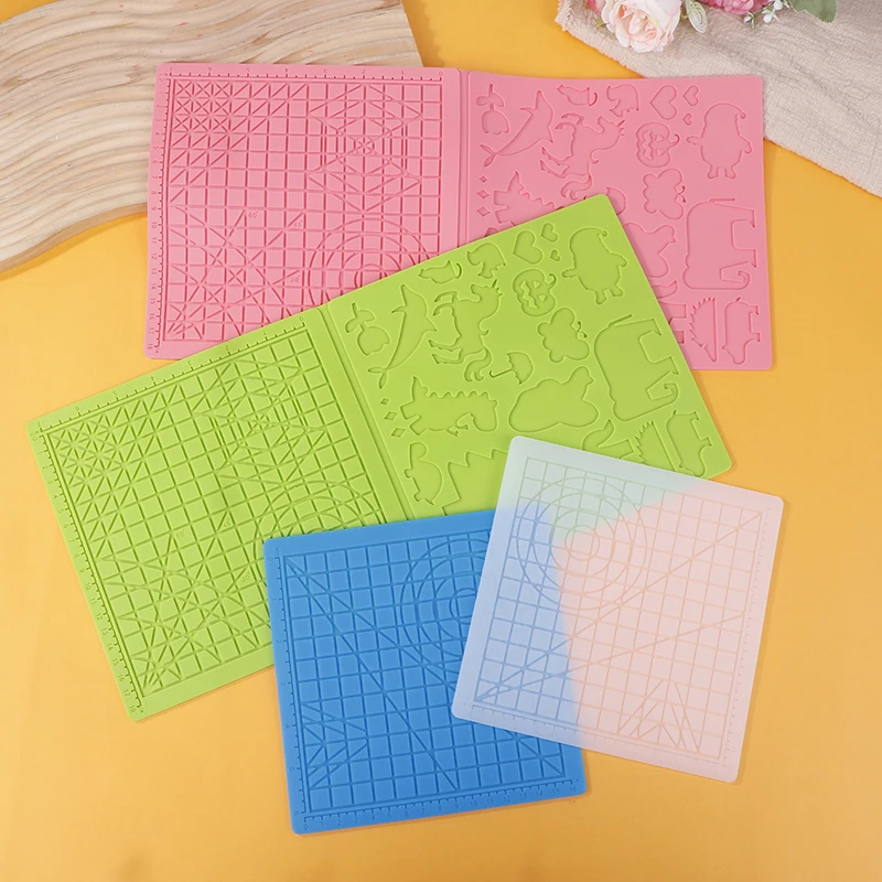Tappetino in silicone per penna da stampa 3D Tappetino per modello di disegno creativo fai-da-te con strumenti artistici per manica da dito resistente al calore Regalo di Natale per bambini