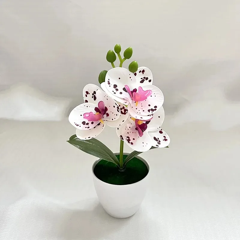 1Pcs 20CM Simulation Plants Potted Artificial Bonsai With Pot for Desktop Home Kitchen Bathroom Table Decor Garden Decoration view 5