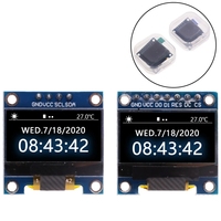 4Pin 7Pin White And Blue Color 0.96 Inch 128X64 Yellow Blue OLED Display Screen Module For Arduino 0.96\