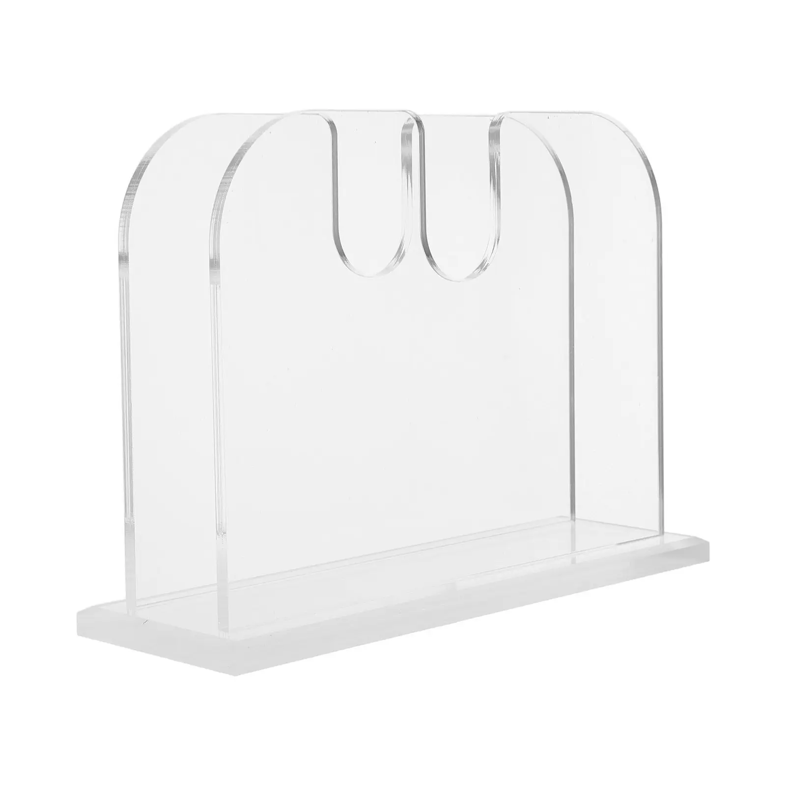 Acrylic Napkin Holder Vertical Clear Guest Towel Dispenser for Kitchen Dining Table Restaurant Bar Buffet Party Wedding Cocktail
