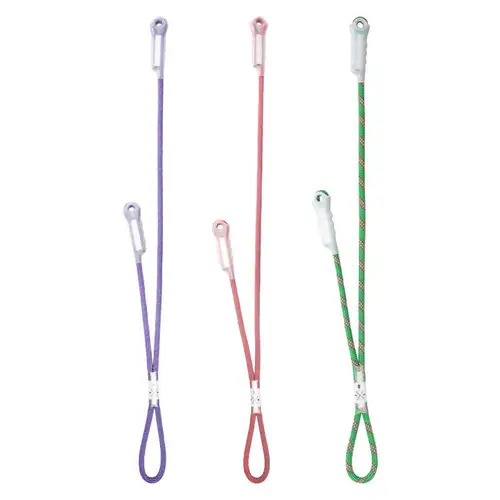 Imagen 2 del producto Cuerda de cabestrillo de escalada, 80cm, 10,5mm, cuerda Prusik cosida, equipo de espeleología de bucle ojo a ojo, ascenso de montañismo, trabajo a gran altitud