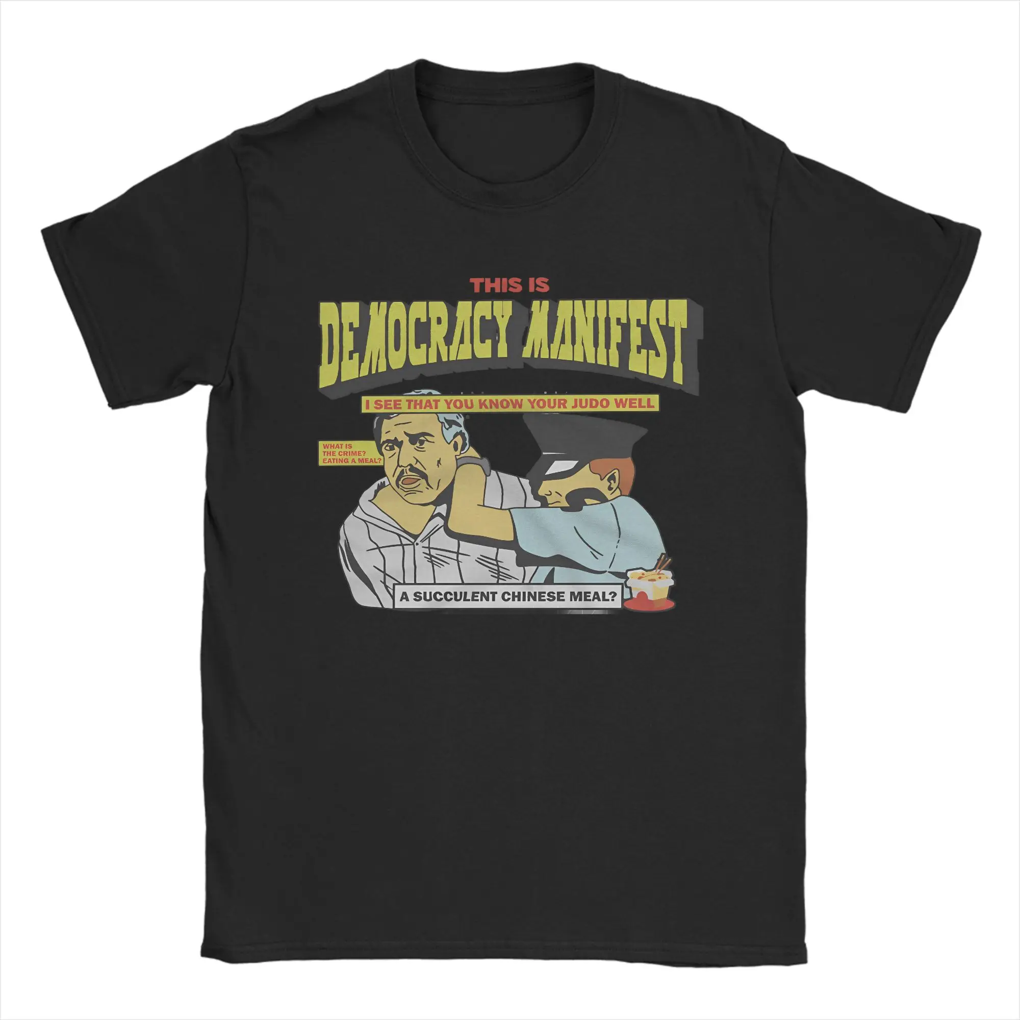 Awesome Funny Succulent Chinese Meal Meme T-Shirt Men Round Collar Pure Cotton T Shirts  Short Sleeve Tee Shirt Party Tops