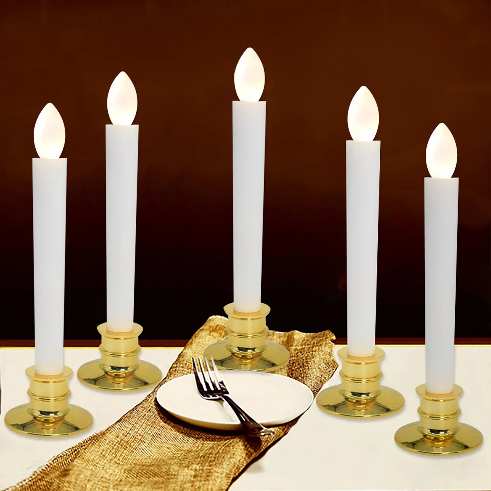 

6Pcs Flameless LED Christmas Light Simulation Tealights for Christmas Decorations Warm Ambience Lighting