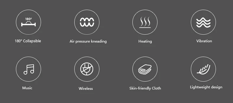 NYSmart Library Foldable Wireless Eye Massager With Optional Music Graphene Heating & Air Pressure Remote Control Included