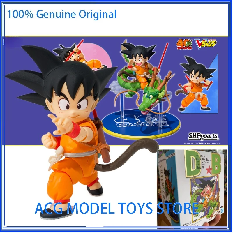

Original BANDAI S.H.Figuarts SHF SON GOKU Dragon 40th Anniversary Edition In Stock Anime Action Collection Figures Model Toys