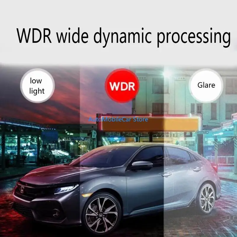 سيارة G8TE DASH-CAM لكاميرا شاشة تعمل باللمس القيادة فيديو القيادة مسجل وقوف السيارات موني