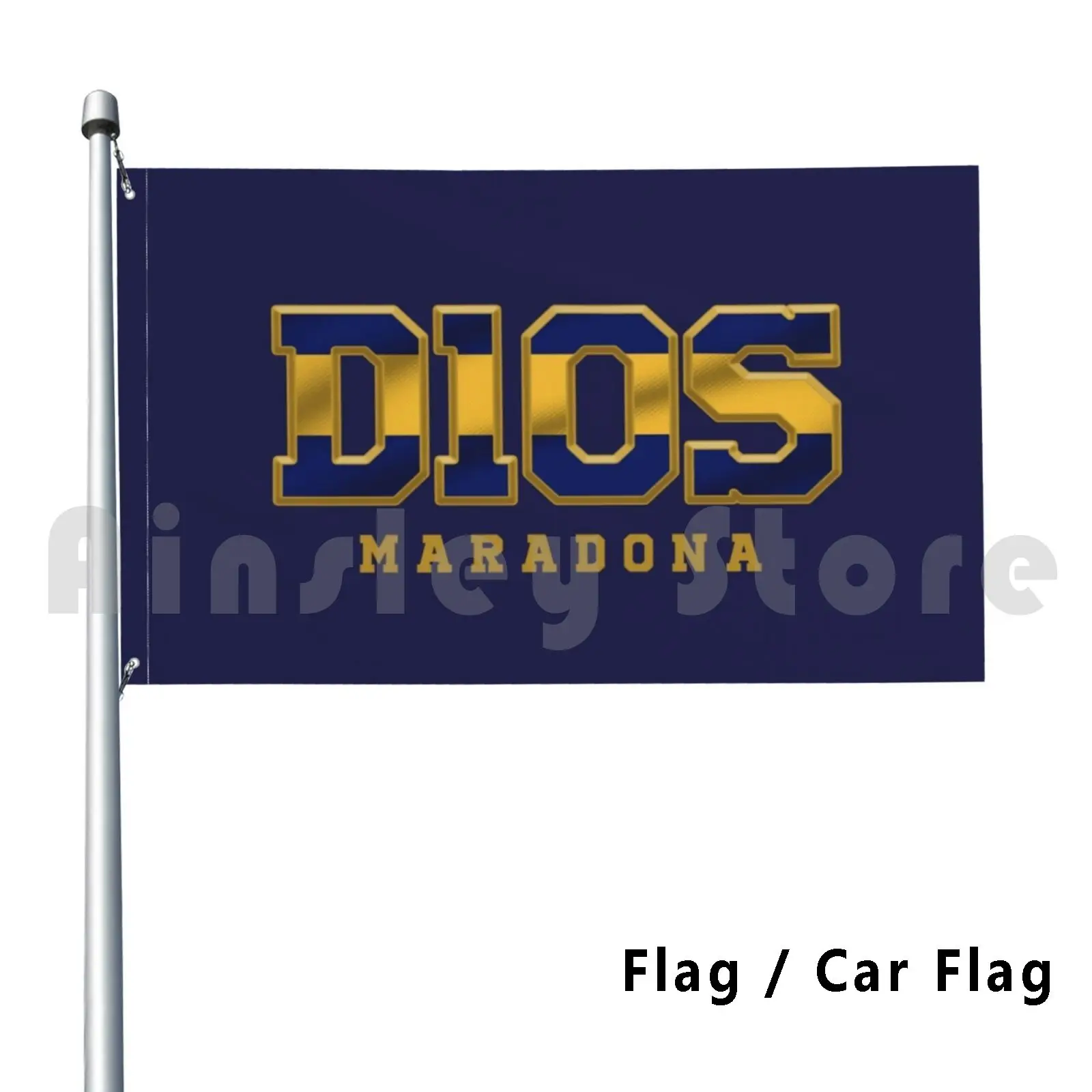 Maradona D10s-Diego Armando Maradona Outdoor Decor Flag Car Flag Maradona Football Argentina Soccer Napoli Diego