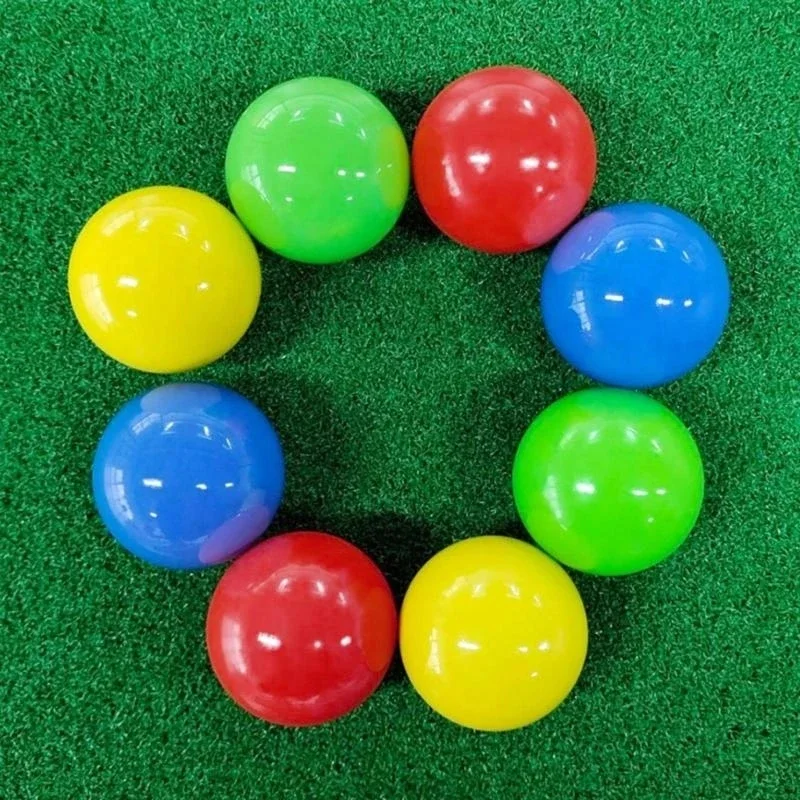 J1HE Park Golf Balls 60mm 2.36in Standard Diameter Park Golf Ball with Belt Clip Holder Set Sports Equipment Accessories