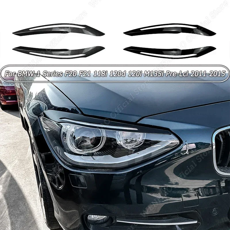 

Автомобильная передняя фара, блестящая Черная задняя фара для BMW 1 серии F20 F21 118i 120d 120i M135i Pre-Lci 2011-2015 ABS